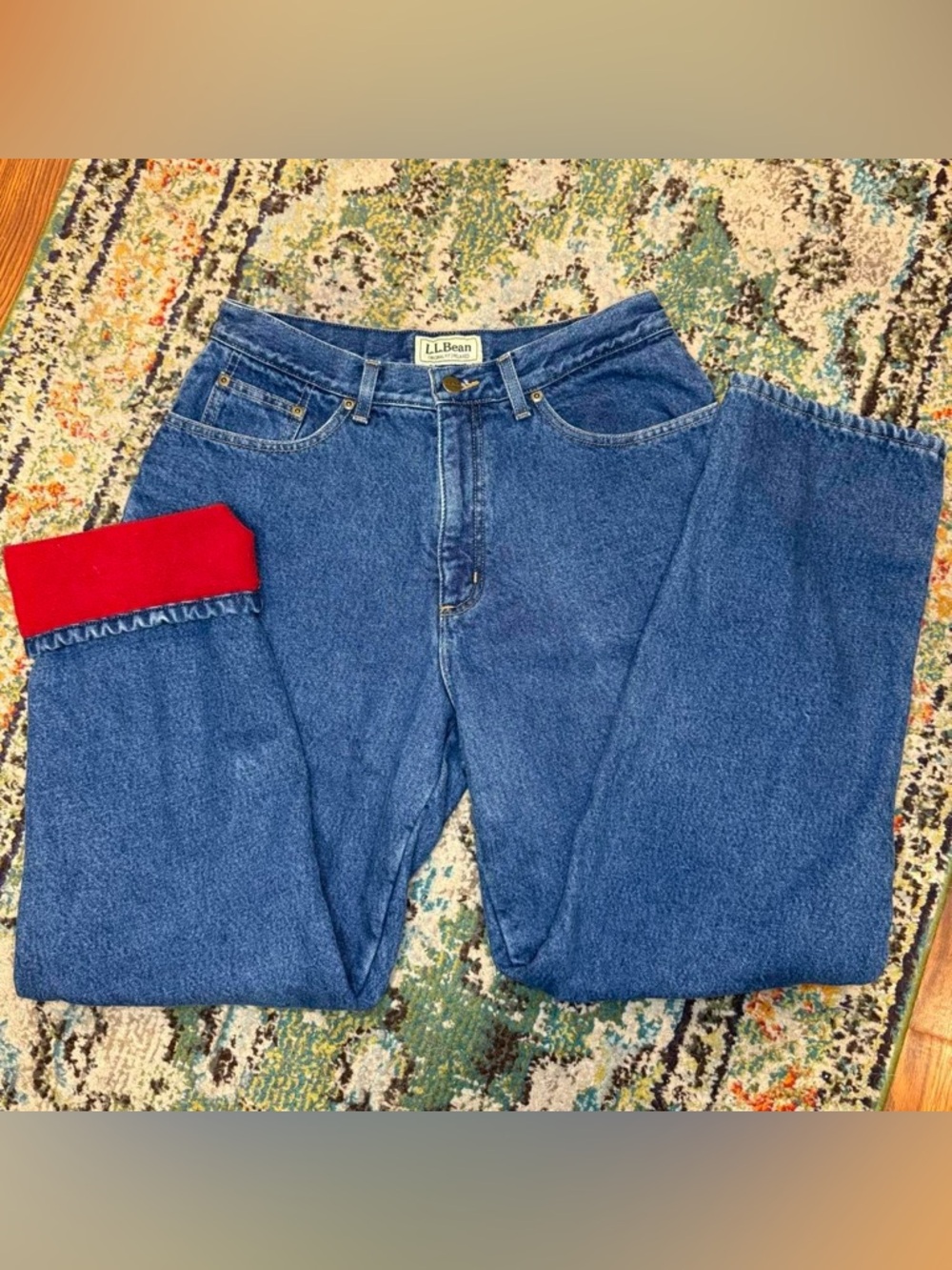 L.L Bean Fleece Lined Jeans
